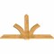 Ekena Millwork Redmond Rough Sawn Timber Gable Bracket, Western Red Cedar, 72"W x 48"H x 2"D x 6"F, 16/12 Pitch GBW072X48X0206RED00RWR - alternate 2